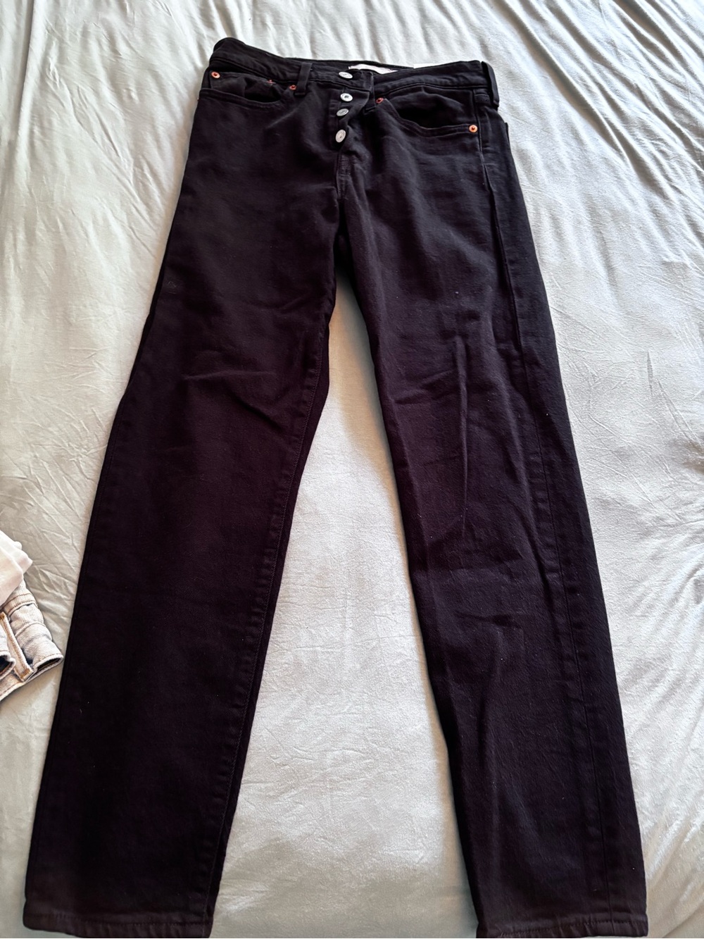 Levi's Women's Black Straight-Leg Jeans